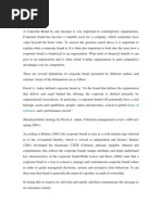 Artigo Corporate Brand