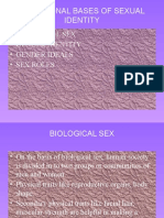 Traditional Bases of Sexual Identity