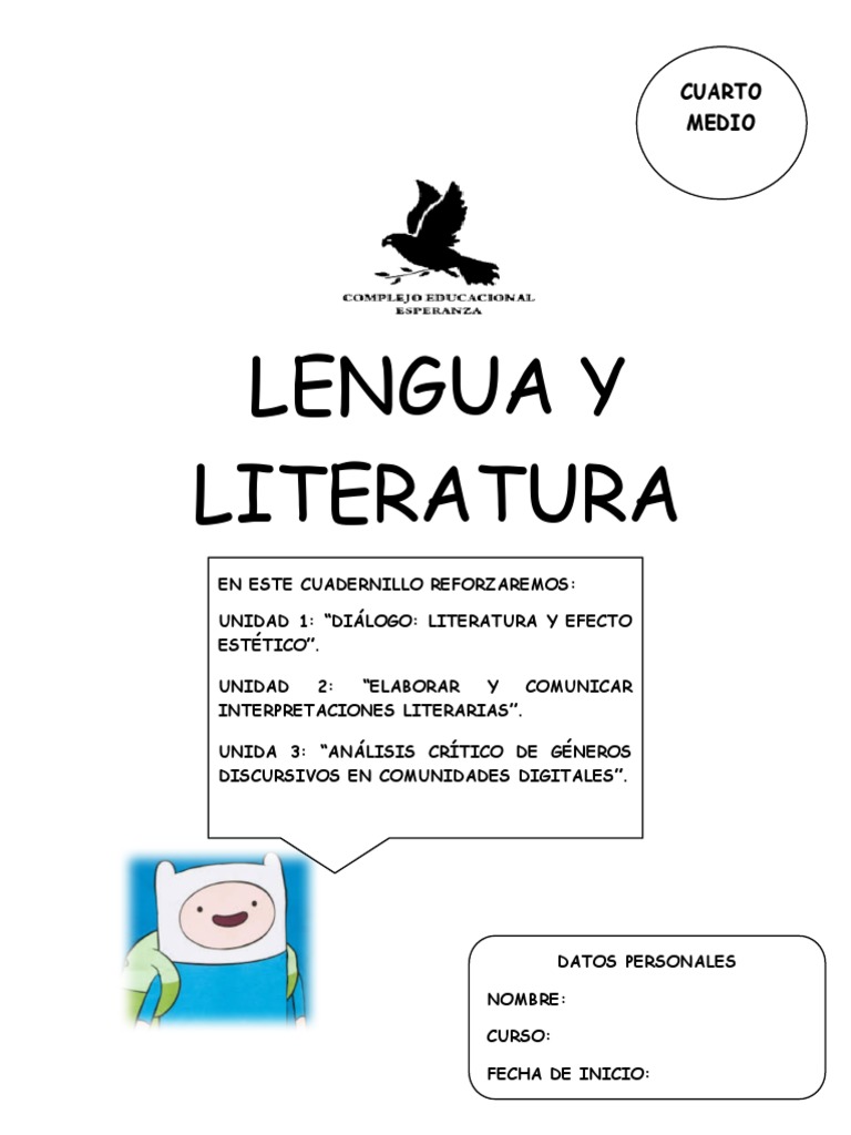 Cuadernillo 4°medio Lengua y Literatura | PDF | Comunicación | Autor