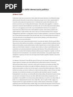 Per La Critica Della Democrazia Politica