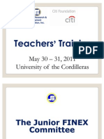 ICFC Presentation To The Afiiliate-Teachers Training in Baguio