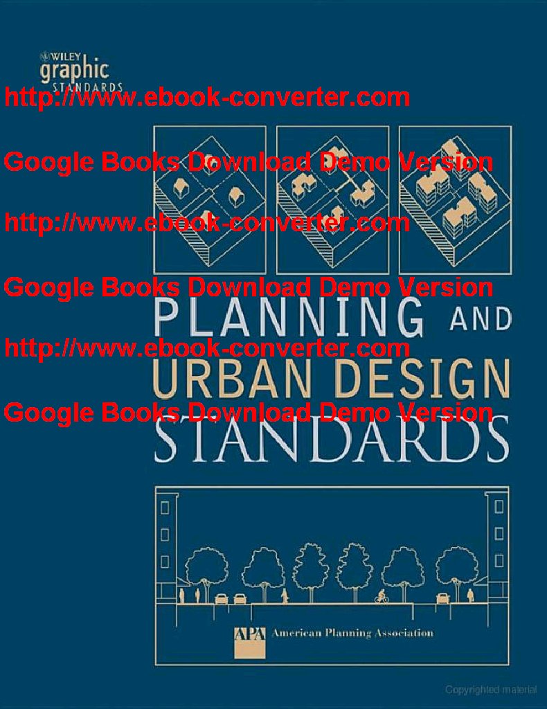 Planning and Urban Design Standards by American Planning Association