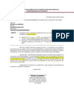 Formato 6 - Oficio de Acreditación de La Comisión de Control Ante El Titular de La Entidad