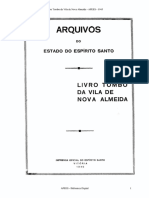 Livro Tombo Da Vila de Nova Almeida APEES 1945 1111