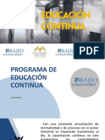 Proyecto - Educación Continua (Tec Lagos - Bajío Consultores)