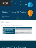 Module 7: Inter-VLAN Routing: Switching, Routing and Wireless Essentials v7.0 (SRWE)