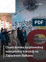 (SR) Osam Koraka Ka Pravednoj (Energetskoj) Tranziciji Na Zapadnom Balkanu