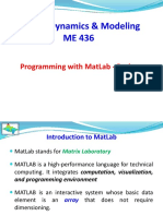 Programming With Matlab Basics