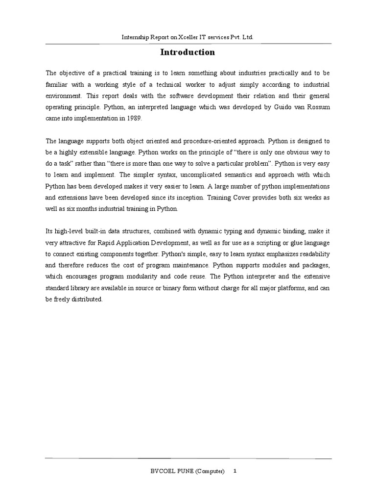 Final INTERNSHIP REPORT RK | PDF | Python (Programming Language ...