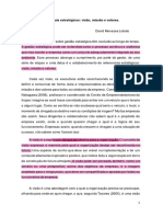 Artigo Sobre Visão, MIssão e Valores