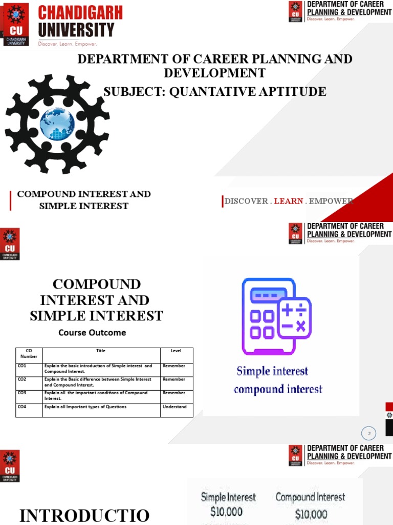 SI and CI | PDF | Interest | Compound Interest
