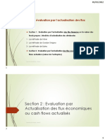 Chapitre1 Section 2 Evaluation Par Actualisation Des Flux FCF