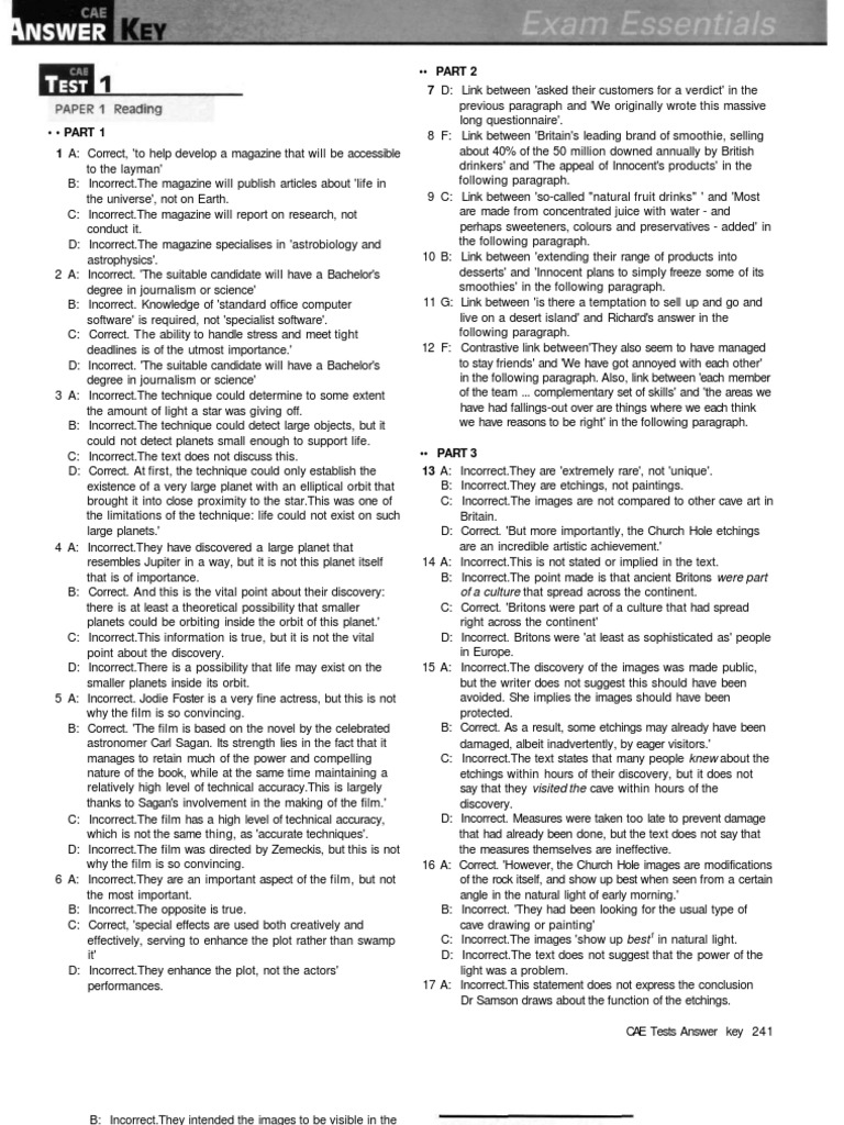 The Cinderella Story Cae Test Answers