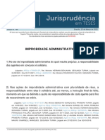 Jurisprudencia em Teses 188 - Improbidade Administrativa V