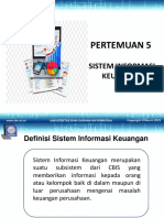 Pertemuan 5: Sistem Informasi Keuangan