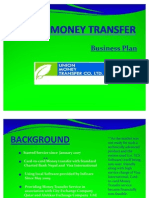 Union Money Transfer Business Plan