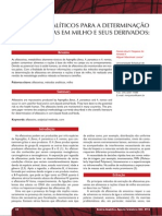 Métodos Analíticos para A Determinação de Aflatoxinas em Milho e Seus Derivados Uma Revisão