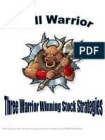 3 Warrior Winning Stock Strategies