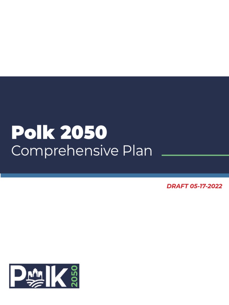 Polk 2050 Comprehensive Plan DRAFT (5172022) PDF Infrastructure