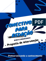 Conectivos para Redação - Proposta de Intervenção - @adis - Rodrigues