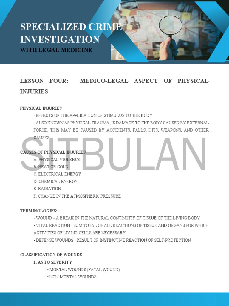 Specialized Crime Investigation: With Legal Medicine | PDF | Gun Barrel ...