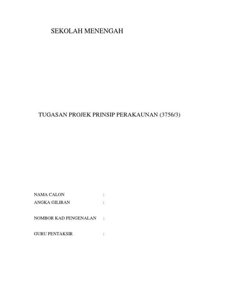 Akaun Contoh Jawapan Pdf