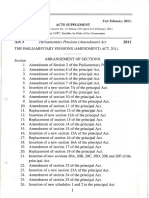 Amendments to Uganda's Parliamentary Pensions Act