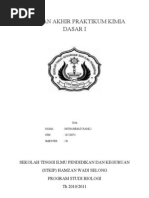 Download LAPORAN KIMIA by MUHAMMAD RAMLI SN57467154 doc pdf