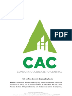 Nota de Prensa. CAC Confirma Convenio Colectivo Empleados