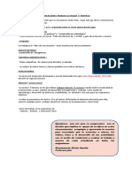 Indicaciones trabajo al hogar  3° entrega