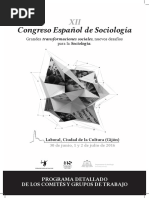 XII Congreso Español de Sociología | PDF | Sociología | Madrid