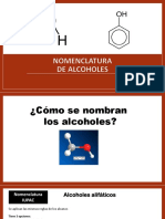 Presentación - Nomenclatura de Alcoholes