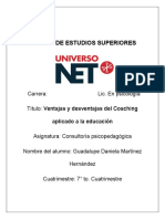 Ac. 55 Ventajas y Desventajas Del Coaching Aplicado A La Educación