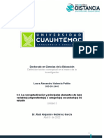 3.2 La Conceptualización y Principales Elementos de La(s) Variable(s) Dependiente(s) o Categoría(s) Secundaria(s) de Estudio