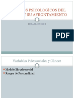 Aspectos Psicológicos Del Cancer y Su Afrontamiento