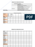 Condición de salud general de empleados agrícola