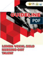 Guideline Lomba Vocal Solo