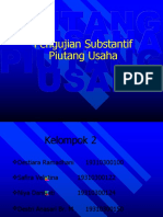 2 Pengujian Substantif Saldo Piutang Usaha