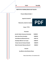 Proyecto Eq. 1 Mazda-U1, U2 y U3 (Planeación y DI)