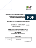 Examen Practico Unidad 4.1 - Nieto