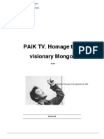 PAIK TV. Homage to a Visionary Mongol