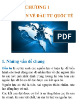 Chuong 1 Tổng Quan Về Đầu Tư Quốc Tế