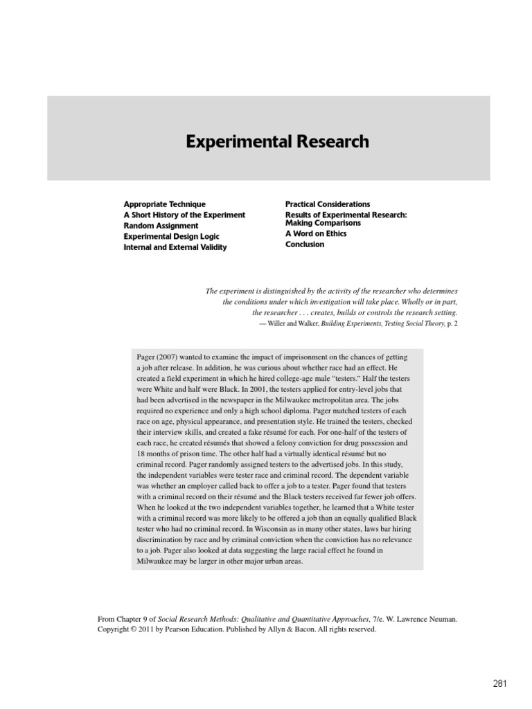 Social Research Methods - Qualitative and Quantitative Approaches | PDF ...