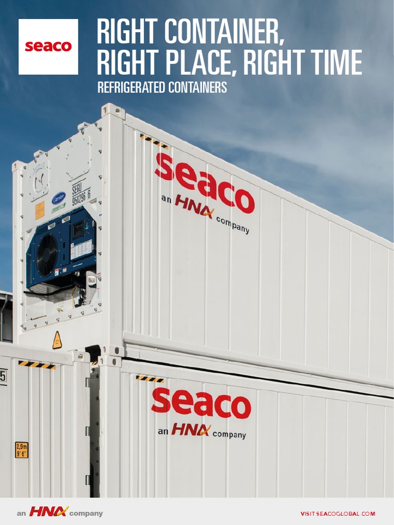 Seaco Refrigerated Container Specs | PDF | Pump | Manufactured Goods