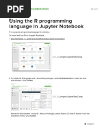 Using The R Programming Language in Jupyter Notebook - Anaconda Documentation