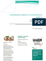 Universidad Abierta Y A Distancia de Mexico: Higiene y Calidad Alimentaria Asignació!n A Cargó Del Dócente