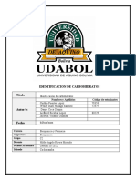 Identificación de Carbohidratos-Bioquímica