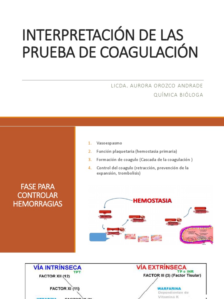 Interpretación de TP y TPT en Coagulación | PDF | Coagulación | Medicina