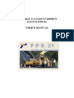 Flexible Pavement Design System Fps 21:: User'S Manual