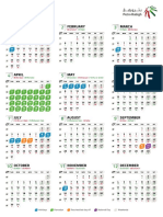 PRC 2022 Operational Calendar